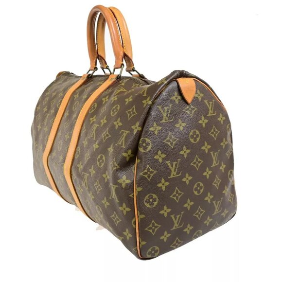 AUTHENTICITY GUARANTEED LOUIS VUITTON Keepall Travel Hand Bag Monogram - Picture 2 of 14